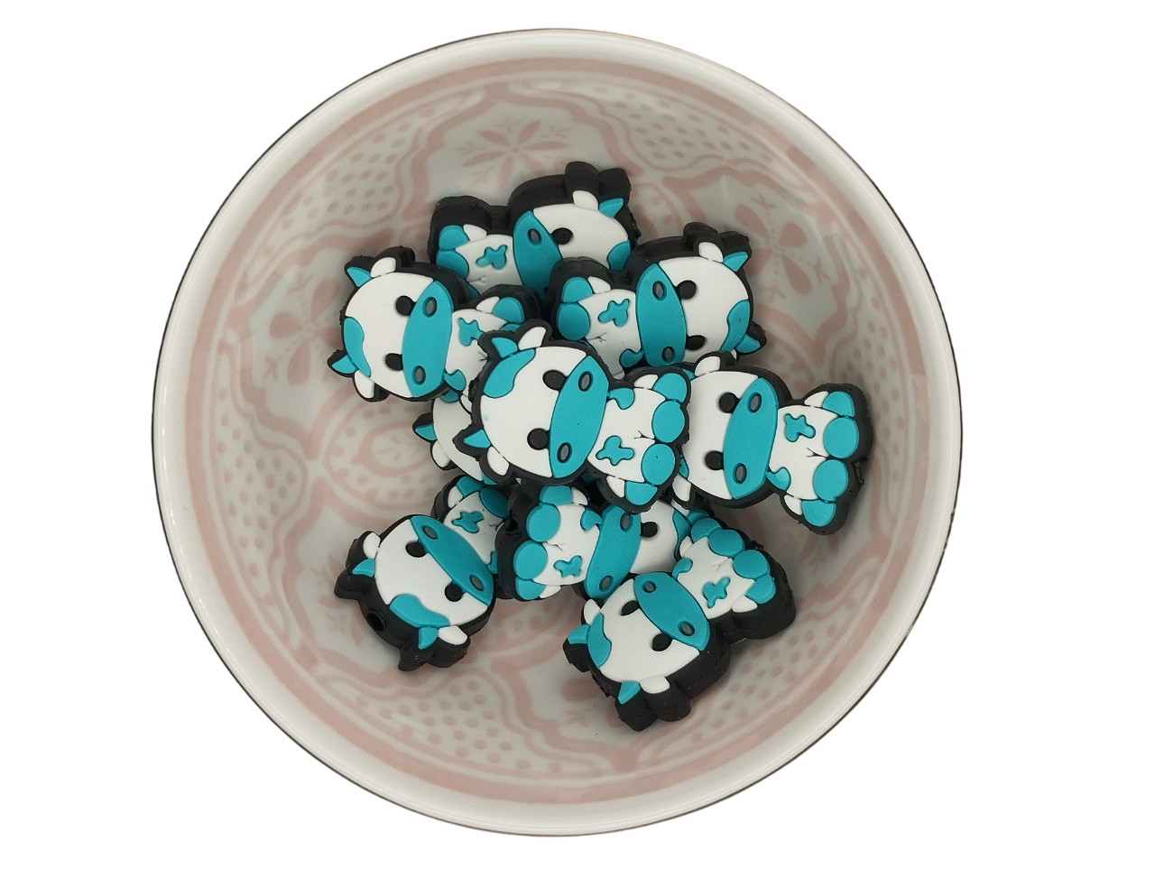 Figuurkraal Koe licht Blauw