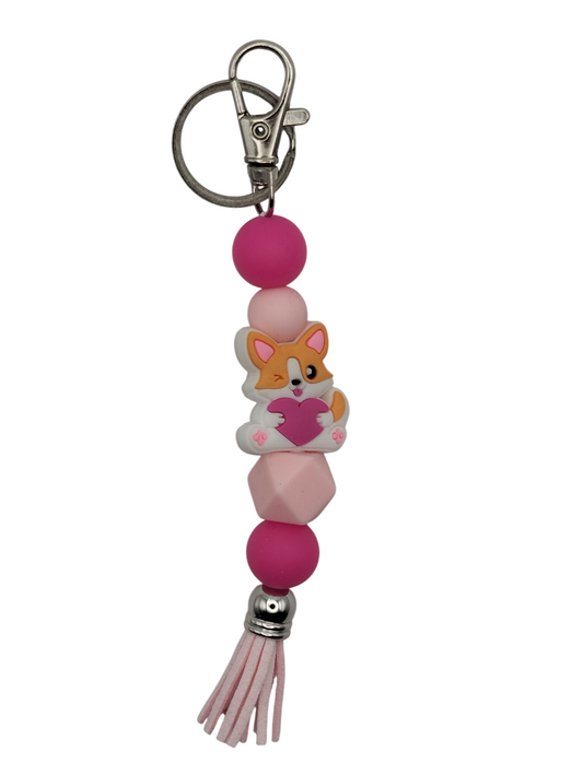 Sleutelhanger Hond met Hart
