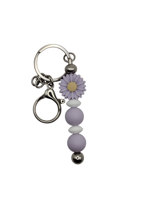 Sleutelhanger Daisy Paars
