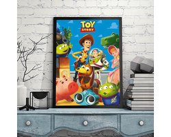 Toy Story - Volledig - Ronde steentjes - 30x40cm