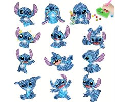 Stickers - 12 Stuks - Volledig - Ronde steentjes