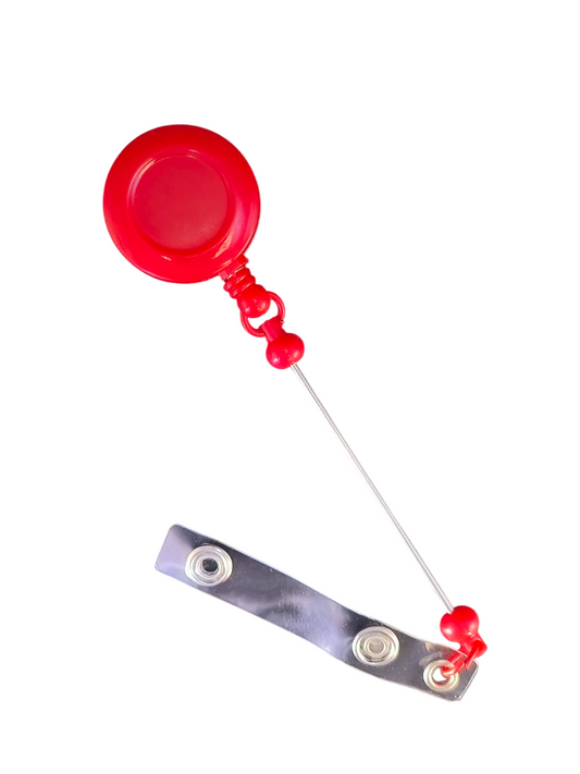Kralen Badgehouder Rood