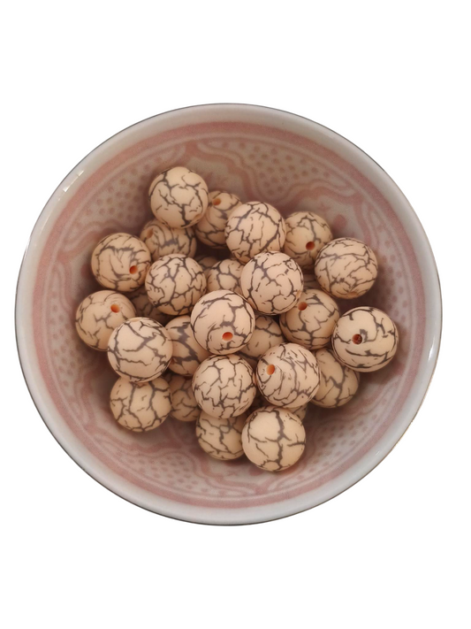 Printkraal Crackle Beige 15mm