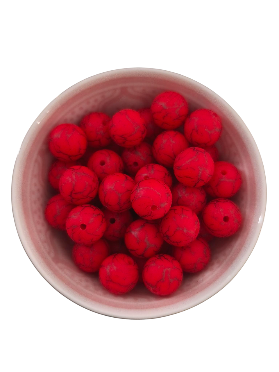 Printkraal Crackle Rood 15mm
