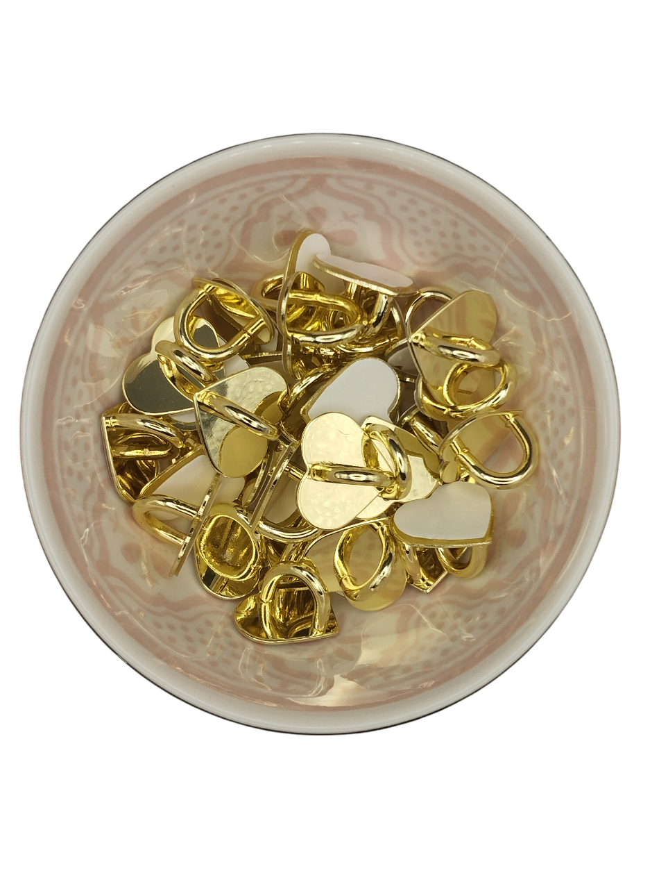 Zelfklevende Telefoon Ringen Love Goud