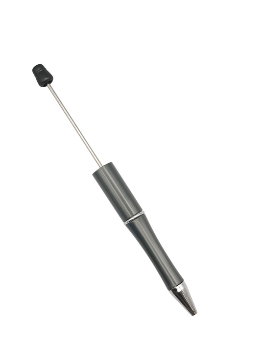 Kralenpen Donker Grijs