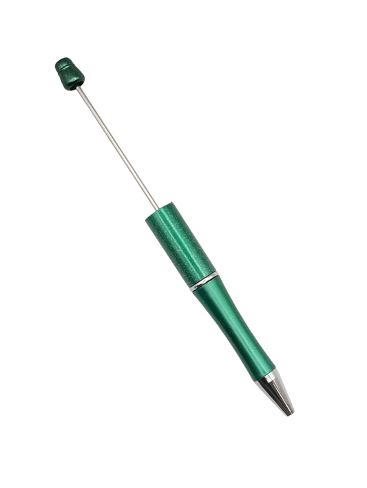 Kralenpen Kerstgroen met Glitter