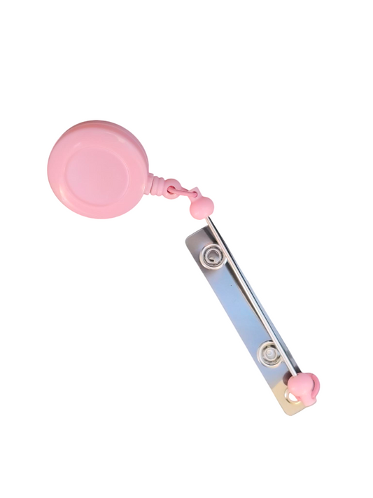 Kralen Badgehouder Licht Roze