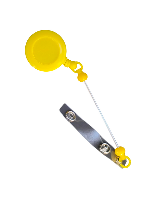 Kralen Badgehouder  Geel