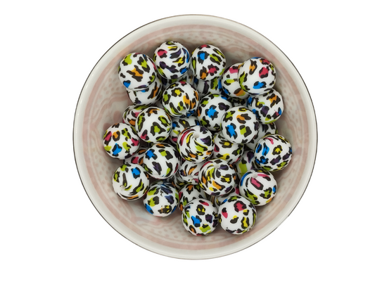 Printkraal Panter Gekleurd 15mm