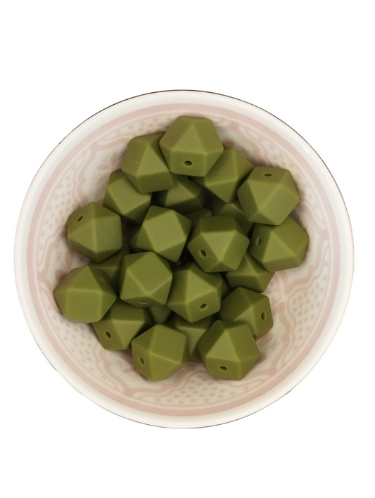Hexagon Olijf Groen