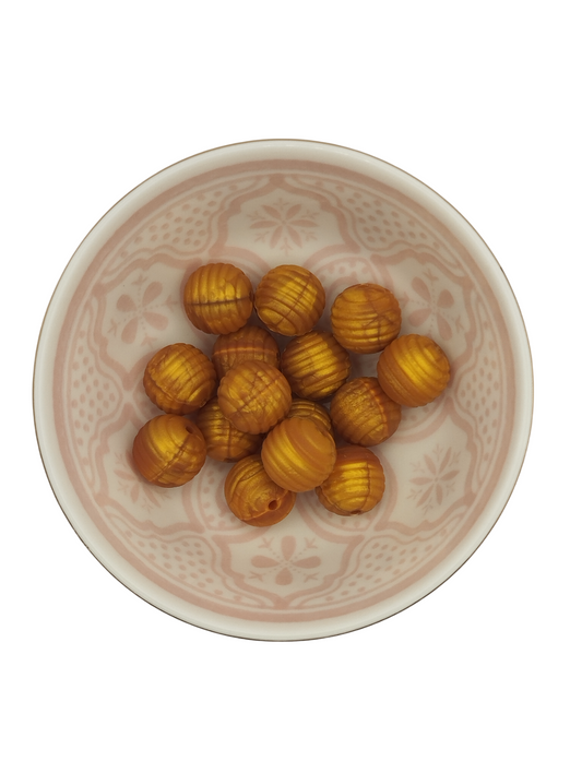 Ribbelkraal Goud 15mm