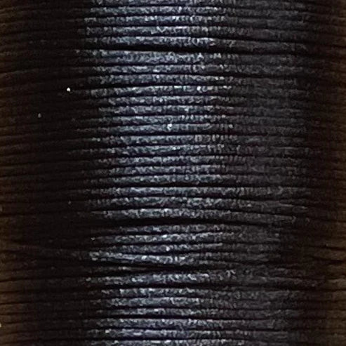 Rijgdraad Zwart 1,5mm dik