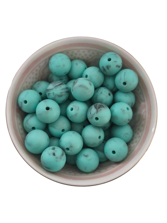 Printkraal Marmer Turquoise 15mm