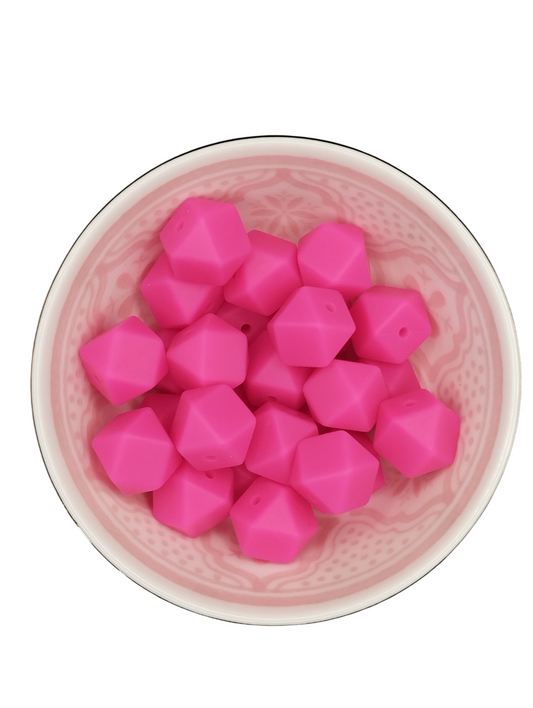 Hexagon Vel Roze
