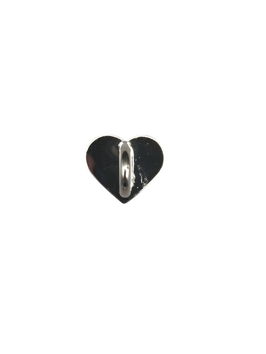 Zelfklevende Telefoon Ringen Love Zilver