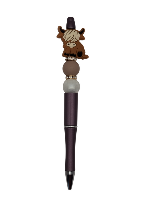 Kralenpen Hooglander Bruin