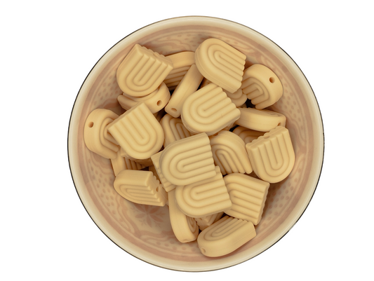 Figuurkraal Regenboog Beige