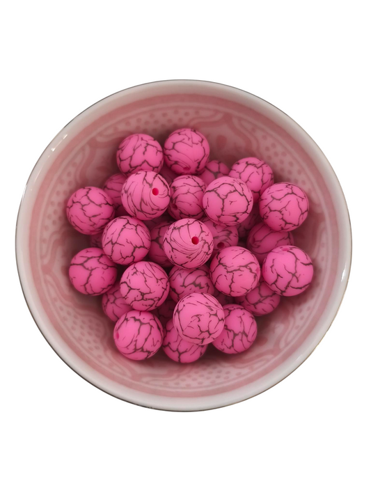Printkraal Crackle Bright Pink 15mm