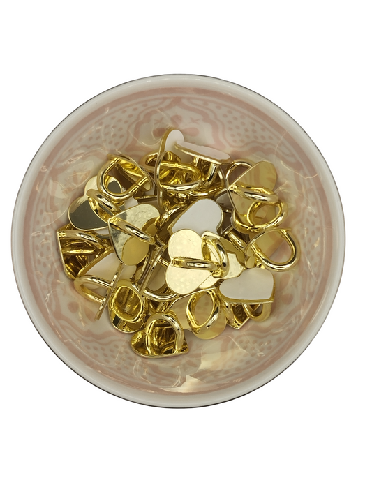 Zelfklevende Telefoon Ringen Love Goud