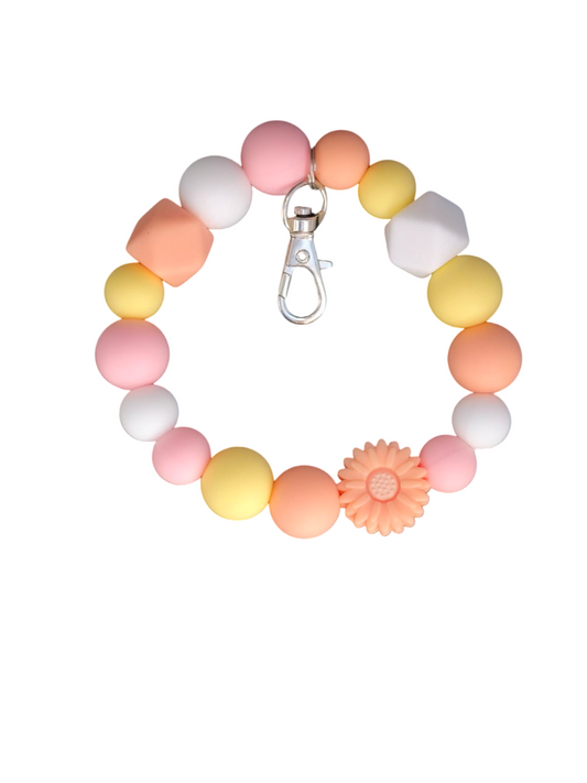 Keychain Wristlet Daisy Perzik