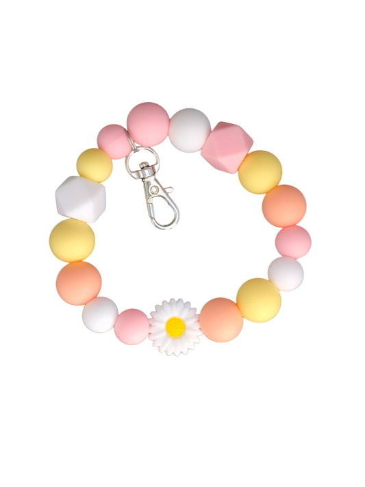 Keychain Wristlet Daisy Wit