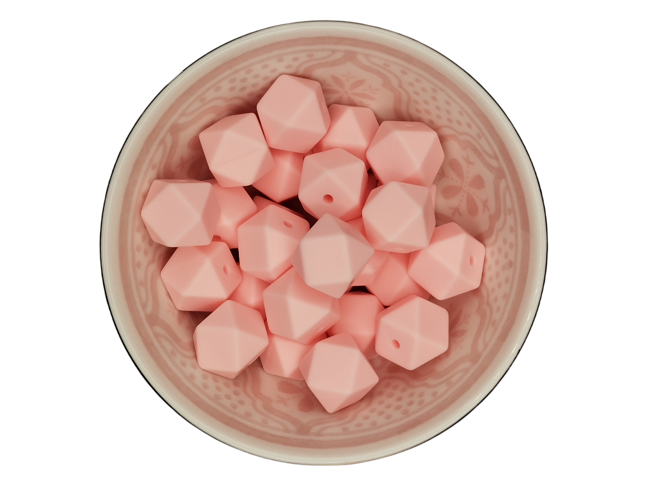 Hexagon Poeder Roze