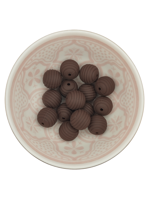Ribbelkraal Chocolade 15mm