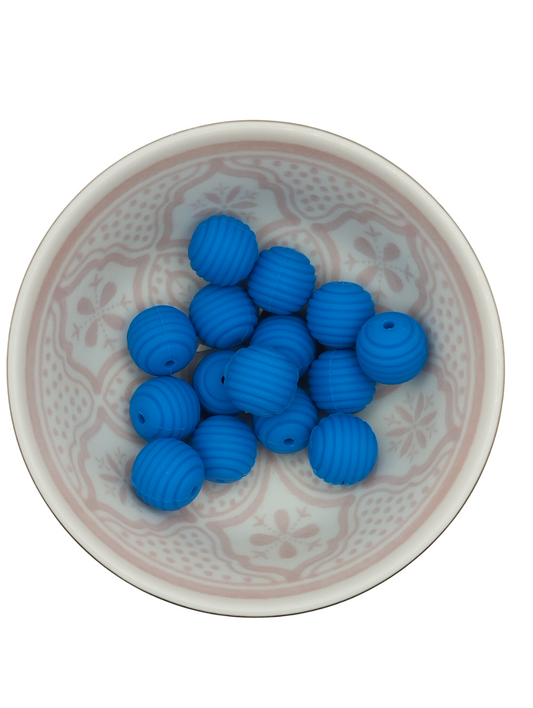 Ribbelkraal Blauw 15mm