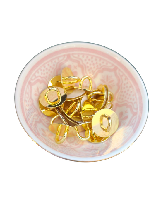 Zelfklevende Telefoon Ringen Rond Goud