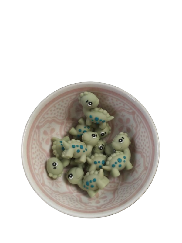 Figuurkraal Dino Pastel Groen 3D