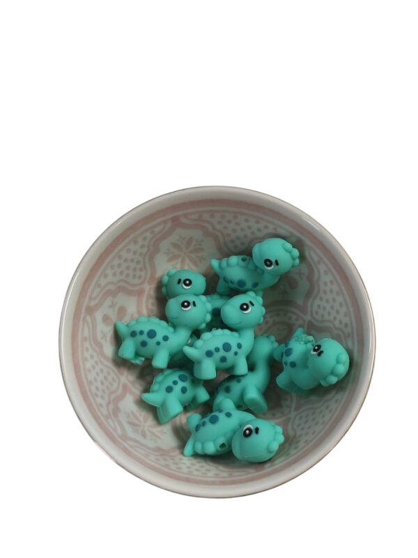 Figuurkraal Dino Turquoise 3D