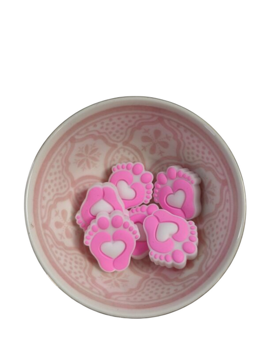 Figuurkraal Babyvoetjes Roze