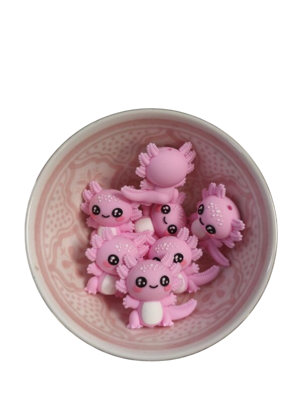 Figuurkraal Axolotl Roze 3D