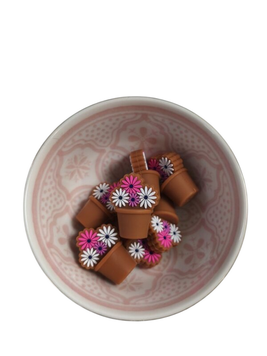 Figuurkraal Bloempot Bruin 3D