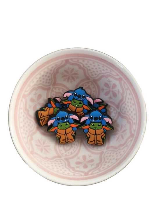 Figuurkraal Grogu en Stitch