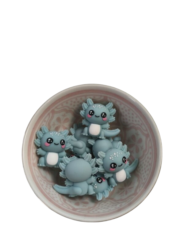 Figuurkraal Axolotl Blauw 3D
