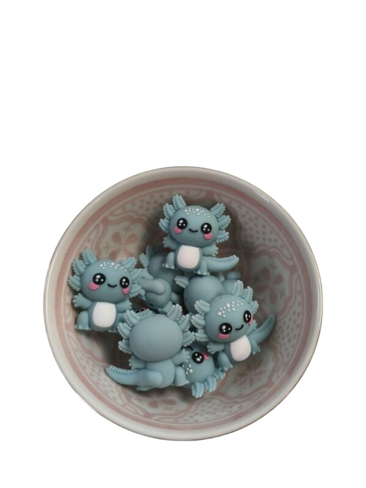 Figuurkraal Axolotl Blauw 3D